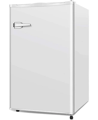 Zafro Compact Upright Freezer, 2.3 Cu Ft with Handle, Removable Shelves, Adjustable Thermostat, Low Noise Design for Bedroom, Apartment or Office