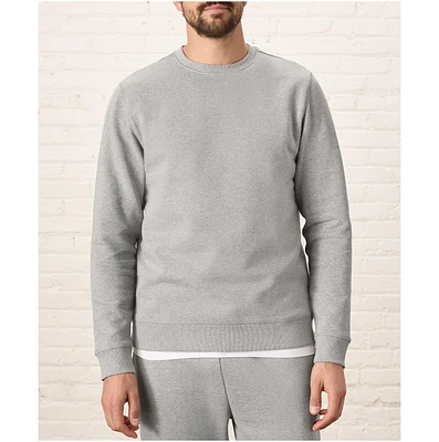 Pact Men's Organic Cotton Cloud Brushed Fleece Crew Sweatshirt