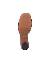Idalia | Flower Embellished Nappa Leather Slides