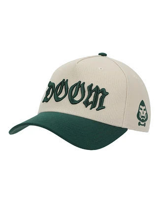 Marvel Men's Universe Dr. Doom Off-white & Green A-Frame Snapback Hat