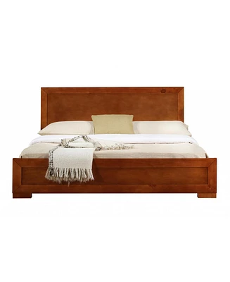 Bed Frame Solid and Manufactured Wood – Durable Construction