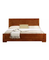 Bed Frame Solid and Manufactured Wood – Durable Construction
