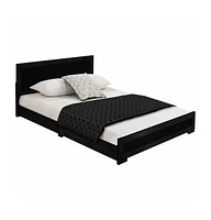 Bed Frame Solid and Manufactured Wood – Durable Construction