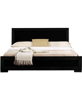 Bed Frame Solid and Manufactured Wood – Durable Construction