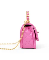Tiny Treats + Zomi Gems Girls Classic Link Chain Top Handle Handbag, Hot Pink