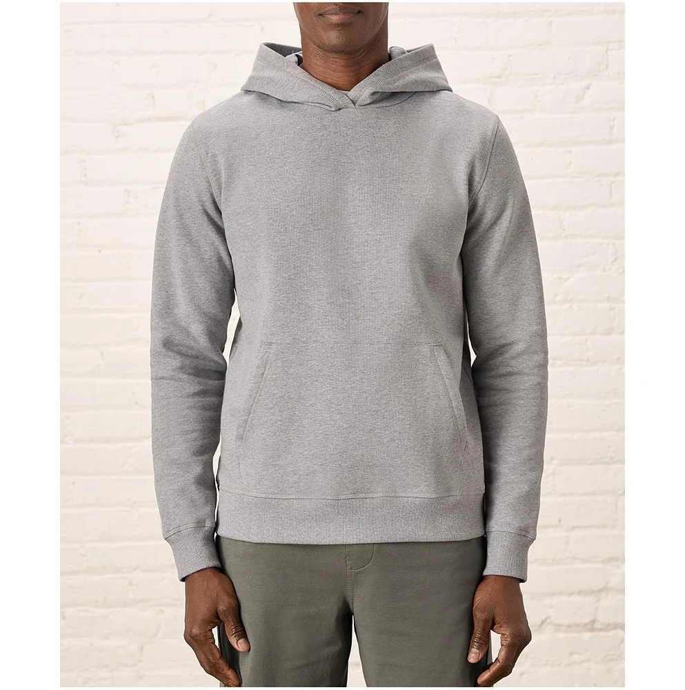 Pact Men's Organic Cotton Cloud Brushed Fleece Pullover Hoodie