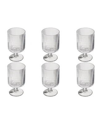 TarHong Party Sleeve Stemless Glasses, Set of 6