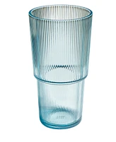 TarHong Fine Ribbed Jumbo Glasses, Set of 6