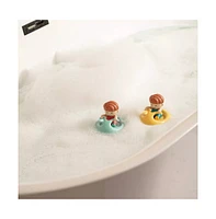 Sperric Toddler Pull & Go Wind-Up Surfboat for Kids, Floating Bath & Pool Toy, Auto-Paddling Water Play, Engaging & Durable Ages 1-4
