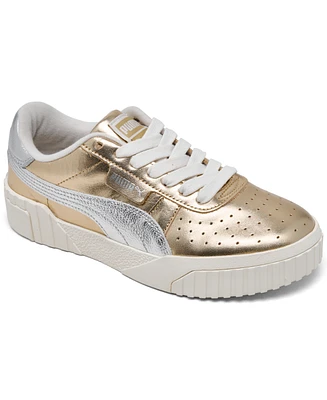 Puma Big Girls Cali Mixed Metals Casual Sneakers from Finish Line