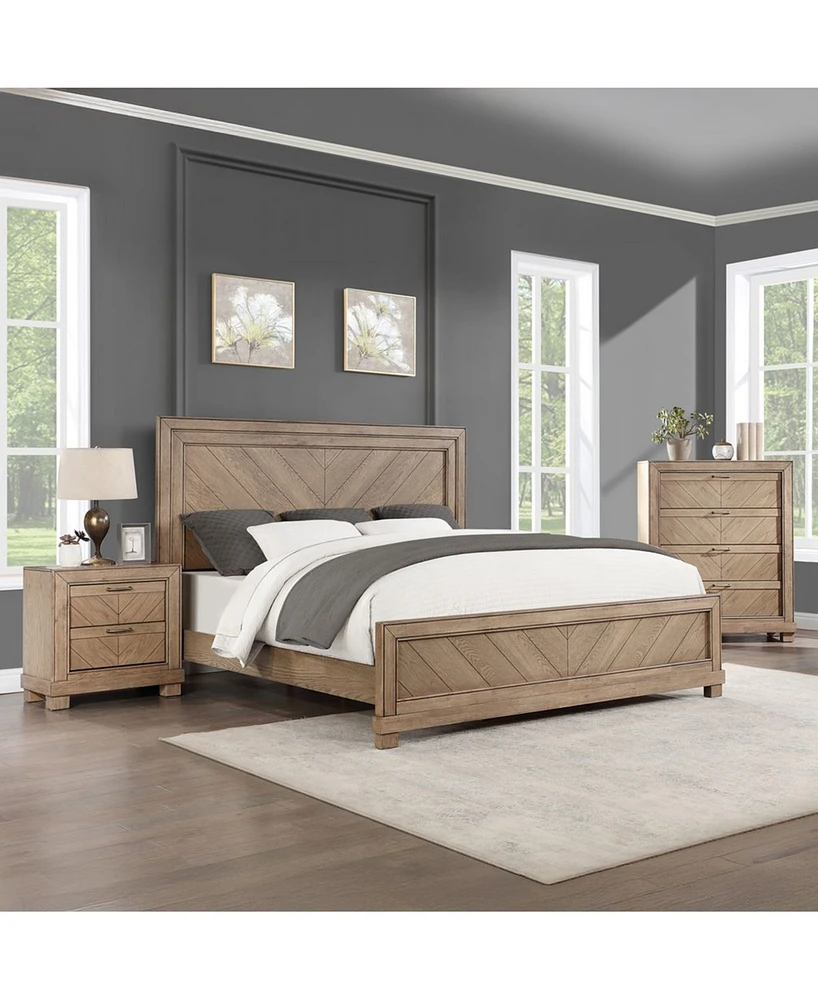 Alpine King 3-Pc. Set (Bed, Chest, & Nightstand)