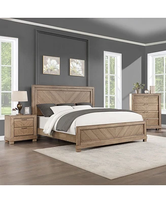 Alpine King 3-Pc. Set (Bed, Chest, & Nightstand)