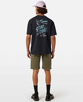Scotch & Soda Men's Front and Back Artwork T-Shirt