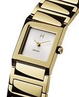 Mvmt Women's Marquee Square Gold Tone Stainless Steel Bracelet Watch, 22mm