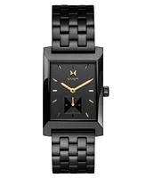 Mvmt Men's Newporter Ionic Plated Black Stainless Steel Bracelet Watch, 28mm