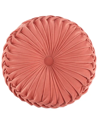 Levtex Eleni Button Tufted Decorative Pillow, 16" Round