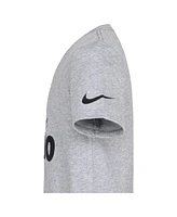 Nike 3BRAND by Russell Wilson Big Boys and Girls Gray Tempo Ballers T-Shirt