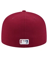 New Era Men's Burgundy Frisco RoughRiders Authentic Collection 59FIFTY Hat