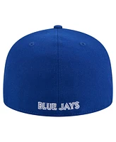New Era Men's Royal Toronto Blue Jays Overlap 59FIFTY Hat
