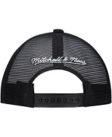 Mitchell & Ness Big Boys and Girls Black Chicago Blackhawks Core Trucker Adjustable Hat