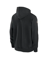 Nike Men's Black New Orleans Saints Sideline Performance Full-Zip Hoodie Sweatshirt