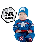 Jazwares Baby Boys and Girls Captain America Costume with Hat