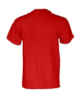 Blue 84 Men's Red Houston Cougars 2025 Big 12 Basketball Conference Tournament Champions Locker Room T-Shirt