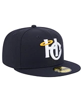 New Era Men's Navy Charleston RiverDogs Authentic Collection 59FIFTY Hat