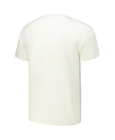 Mitchell & Ness Men's Cream Cincinnati Reds Arched Logo Slub T-Shirt