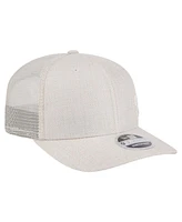 New Era Men's Light Beige Washington Nationals Flawless 9SEVENTY Stretch Snap Hat