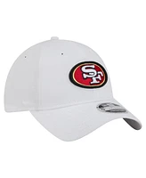 New Era Men's White San Francisco 49ers Active Ripstop 9TWENTY Stretch-Snap Hat