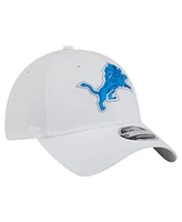 New Era Men's White Detroit Lions Active Ripstop 9TWENTY Stretch-Snap Hat