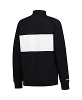 Mitchell & Ness Women's Black Green Bay Packers Quarter-Zip Jacket