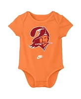 Nike Baby Boys and Girls Tampa Bay Buccaneers Rewind Bodysuit, Set of 3