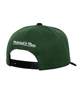 Mitchell & Ness Men's Green/Black Minnesota Wild Under Arch Two-Tone Pro Crown Snapback Hat