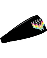 Junk Brands Men's and Women's Wonder Woman Rainbow Logo Headband