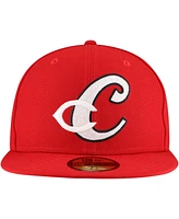 New Era Men's Red Cincinnati Reds Duo Logo 2.0 59FIFTY Hat