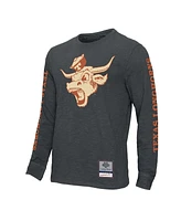 Mitchell & Ness Men's Charcoal Texas Longhorns Team Pride Long Sleeve T-Shirt