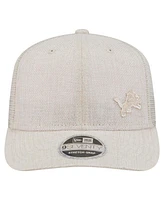 New Era Men's Natural Detroit Lions Flawless 9SEVENTY Stretch-Snap Hat