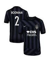 Nike Big Boys and Girls Trinity Rodman Black Washington Spirit 2025 Blackout Kit Replica Player Jersey