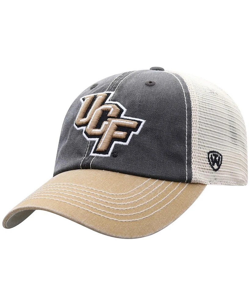 Top of the World Men's Black/Gold Ucf Knights Off Road Adjustable Trucker Hat
