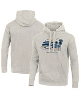 Ahead Men's Cream The Players Hank Pullover Hoodie