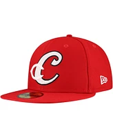 New Era Men's Red Cincinnati Reds Duo Logo 2.0 59FIFTY Hat