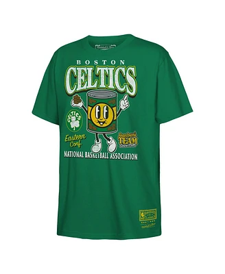 Mitchell & Ness Big Boys and Girls Kelly Green Boston Celtics Concession Food Character T-Shirt