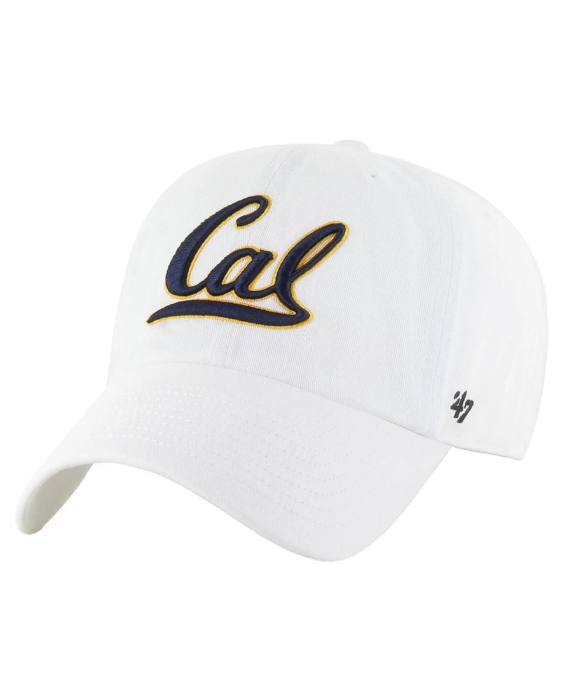 '47 Brand Men's White Cal Bears Clean Up Adjustable Hat