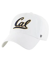 '47 Brand Men's White Cal Bears Clean Up Adjustable Hat