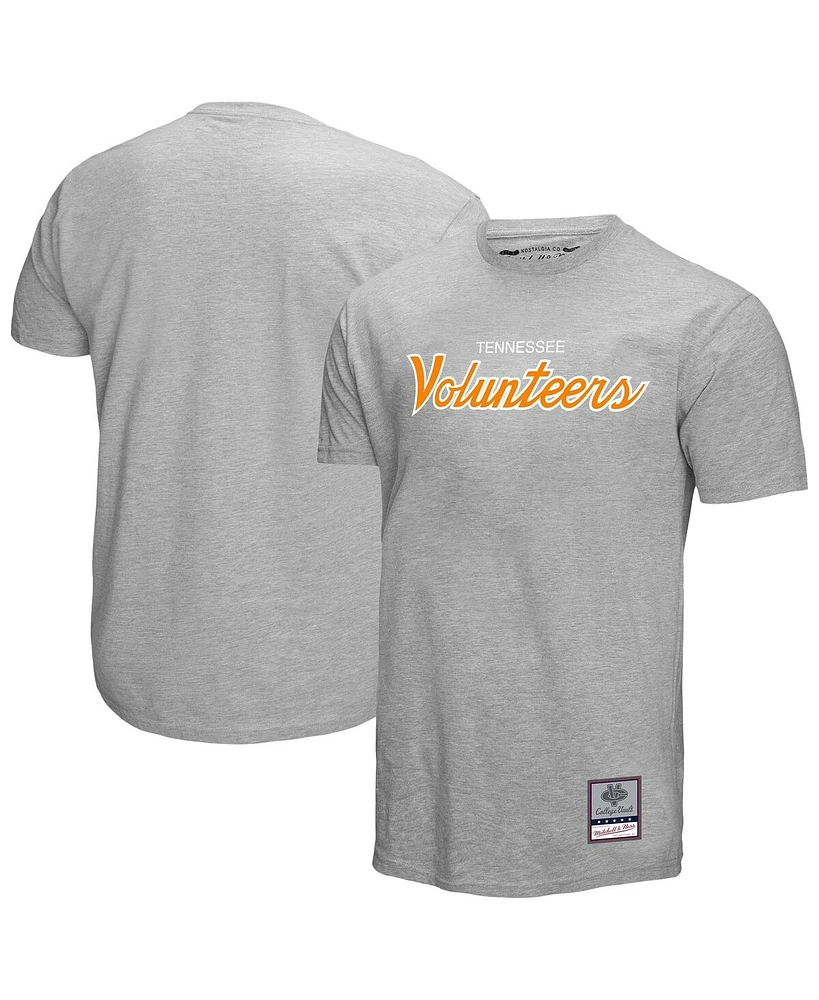 Mitchell & Ness Men's Gray Tennessee Volunteers Elite Script T-Shirt