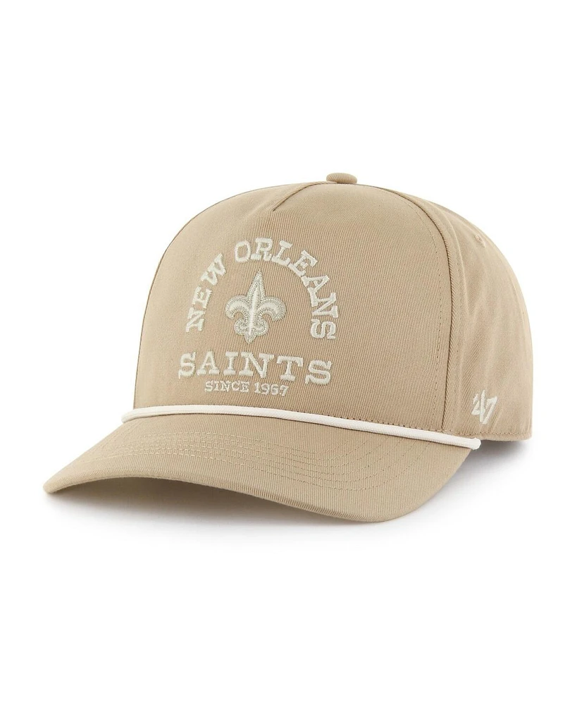 '47 Brand Men's Khaki New Orleans Saints Canyon Ranchero Hitch Adjustable Hat