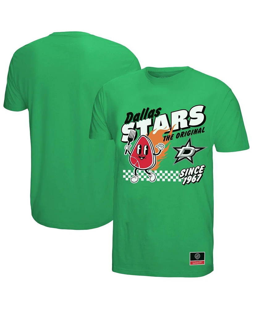 Mitchell & Ness Men's Kelly Green Dallas Stars Local Food T-Shirt
