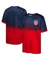 Outerstuff Big Boys and Girls Navy/Red Uswnt Stalwart Defender T-Shirt